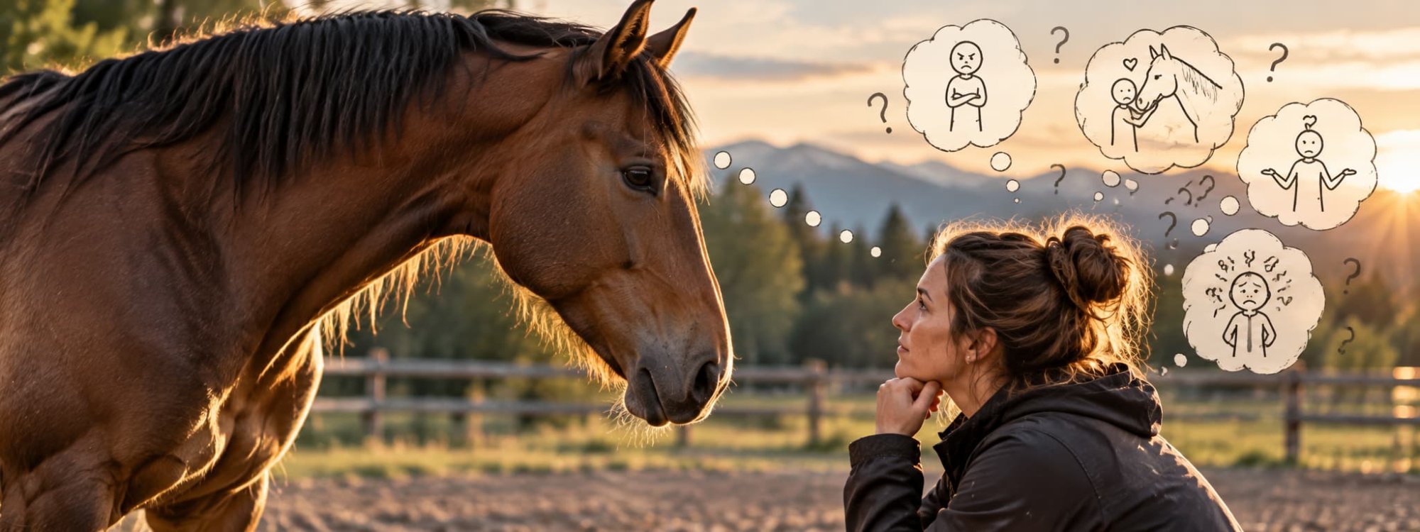 Are We Listening to the Horse? or Just Putting Human Meaning on What They Do?